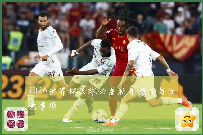 2026世界杯买球必看新手指南与注意事项